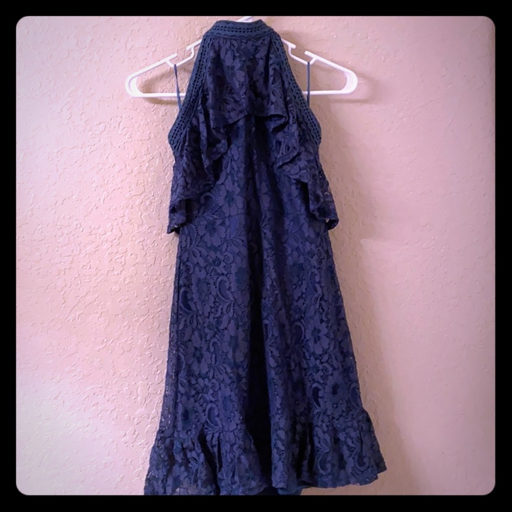Halter style lace dress